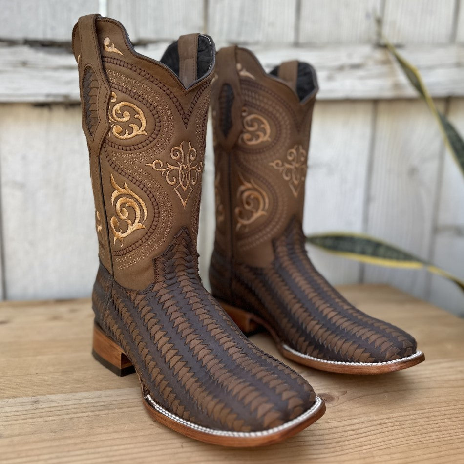 JB-816 Brown Petatillo - Western Boots for Men