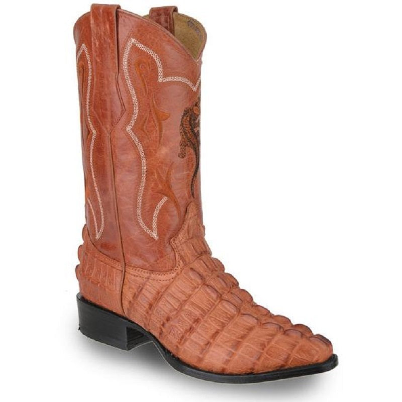 Joe Boots - JB-904 - Cognac - Exotic Boots for Men / Botas Exoticas Para Hombre