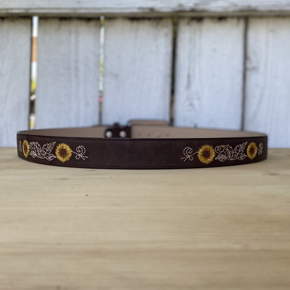 JB-1505 Chocolate - Cinturones para Mujer - Cintos - Cinturones Vaqueros para Mujer - Cinturones de Rodeo para Mujer - Cinturones Mexicanos para Mujer