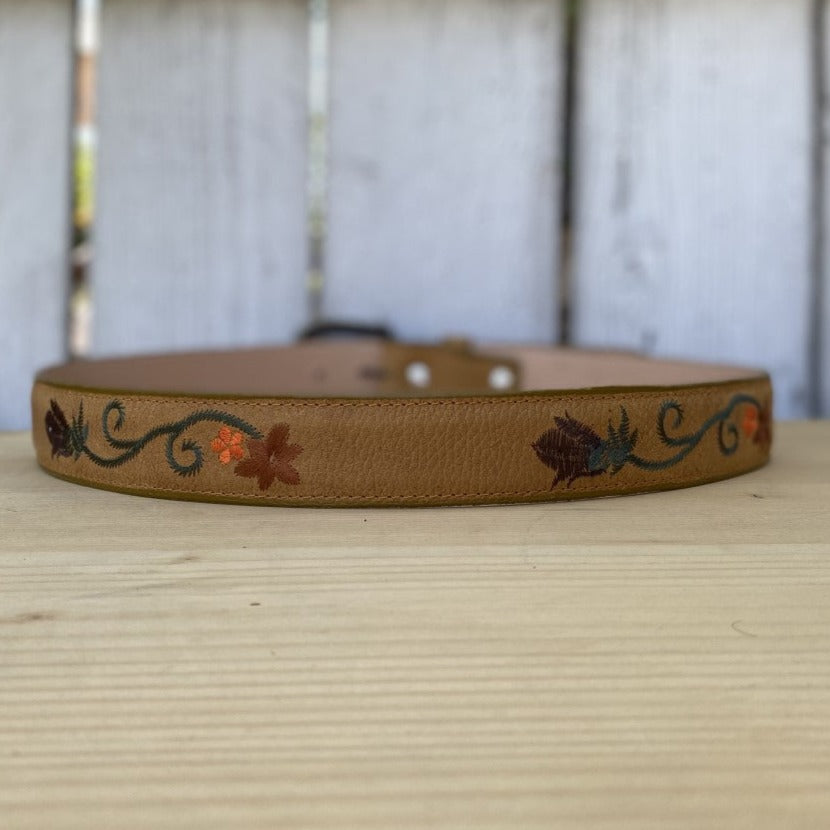 VE309 Cafe - Cinturones para Mujer - Cintos - Cinturones Vaqueros para Mujer - Cinturones de Rodeo para Mujer - Cinturones Mexicanos para Mujer