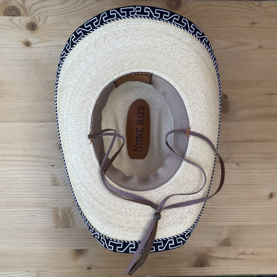 Oscar Galoneado - Negro - Sombreros Sahuayo - Sombreros Sahuayo para Hombre - Sahuayo - Sahuayo Hats - Sombreros Vaqueros - Bota Exotica
