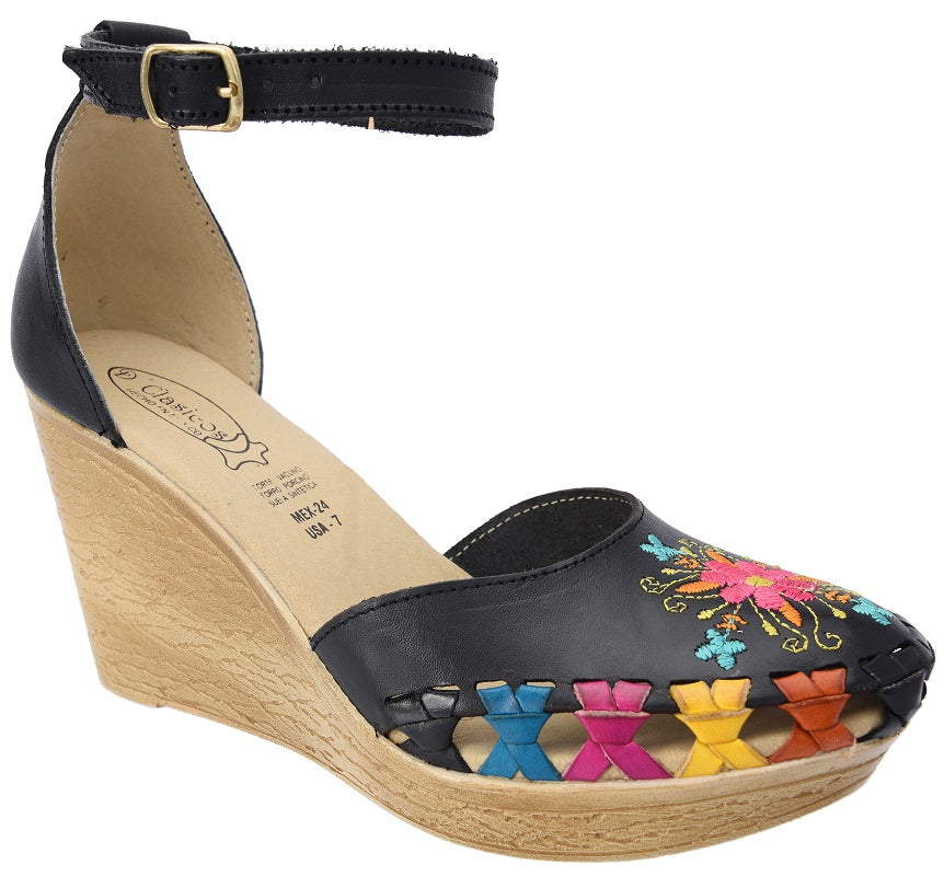 PM-35332 - Zapatos Artesanales de Plataforma para Mujer