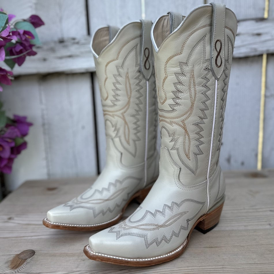 RC-Amelia Bone - Western Boots for Women