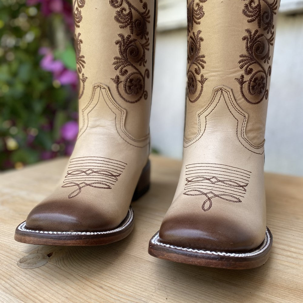 SB-480 Bota Vaquera - Bota Vaquera para Mujer - Botas Vaqueras para Mujer