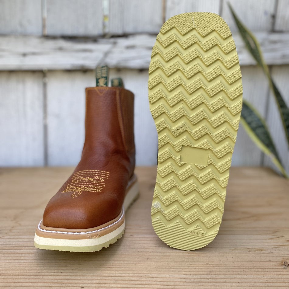 Bota de Trabajo Suela Antiderrapante - SB-3073 Tan - Botas de Trabajo