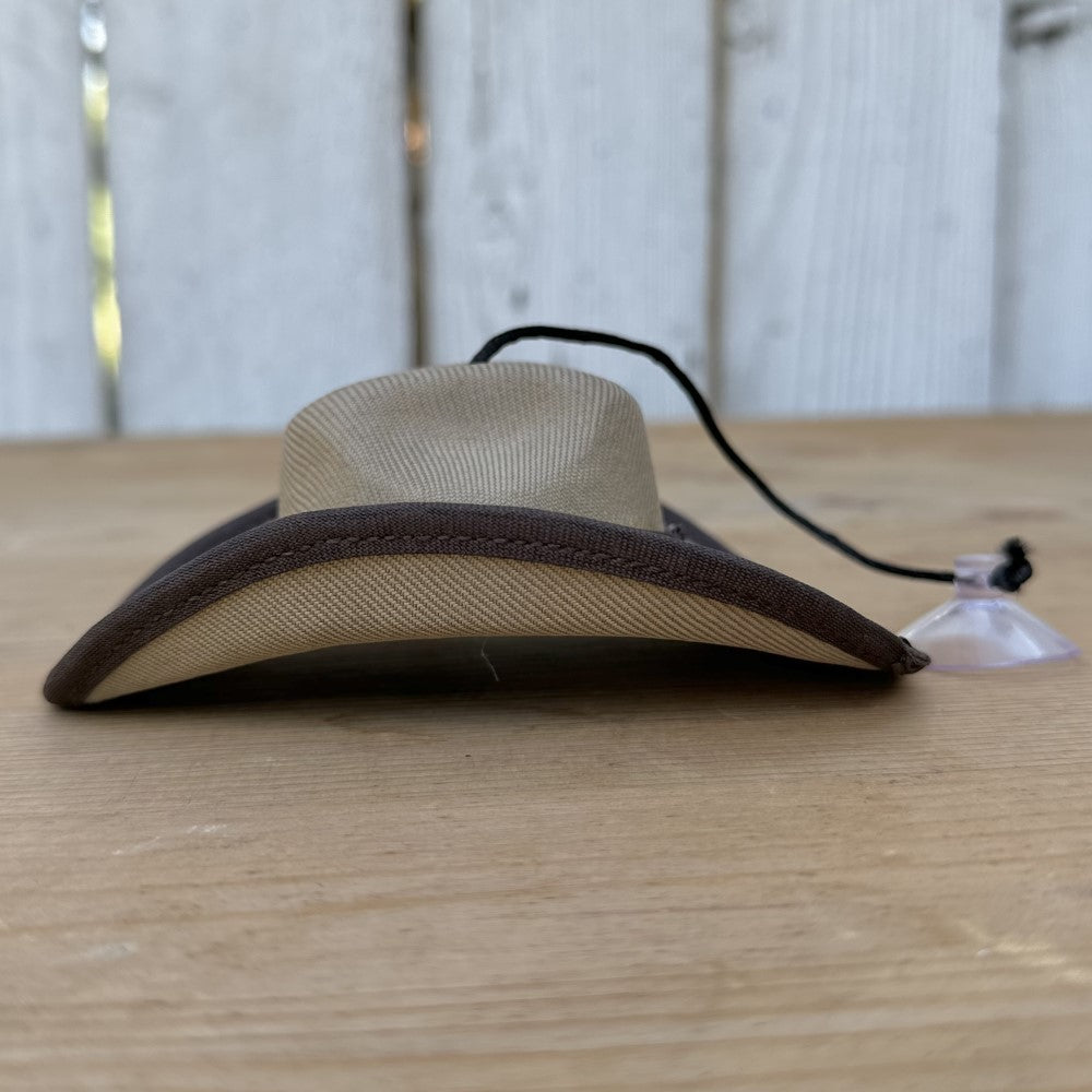 Sombrerito para el Carro Beige - Texanita para el Carro - Sombreritos para Carro