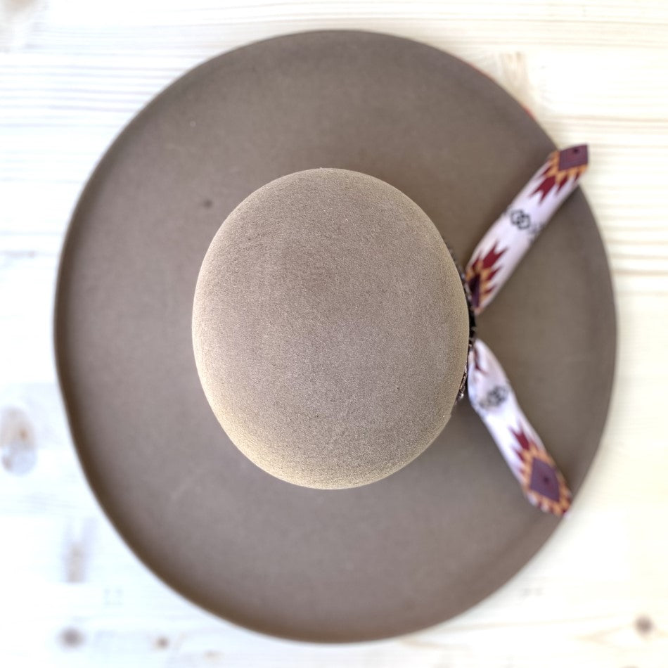 Sombreros para Mujer - Texana Open Crown Con Herraje - Sombreros para Mujer Vaqueros - Sombreros para Mujer Mexicanos - Sombreros para Mujer Texanas - Bota Exotica