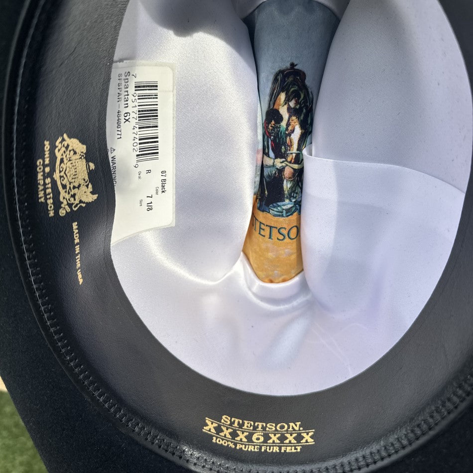 Texana Stetson 6X Spartan - Texanas Stetson de Fieltro - Texanas para Hombre de Stetson