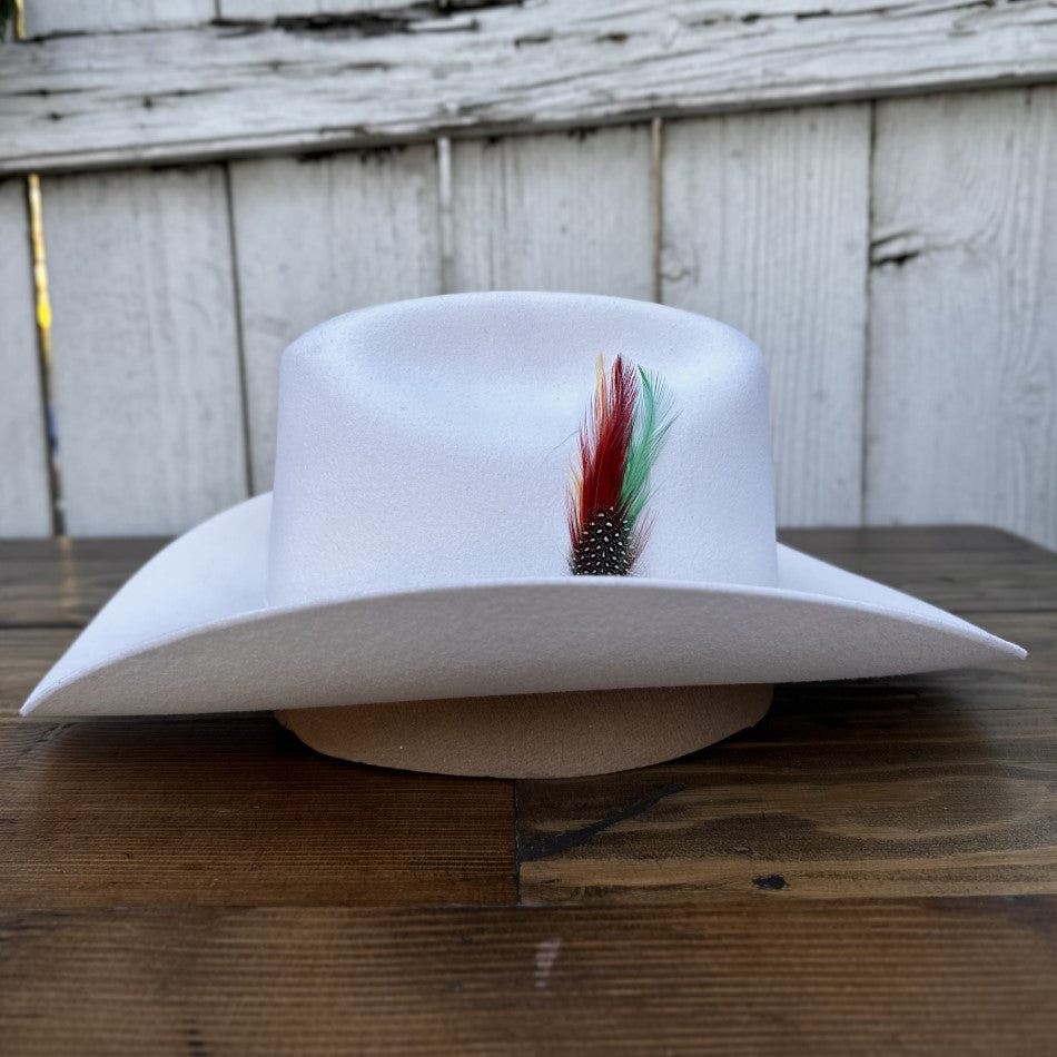 6X Chaparral Blanco Cuernos Chuecos (Fada 3 1/2") - Texanas para Hombre - Texanas Cuernos Chuecos