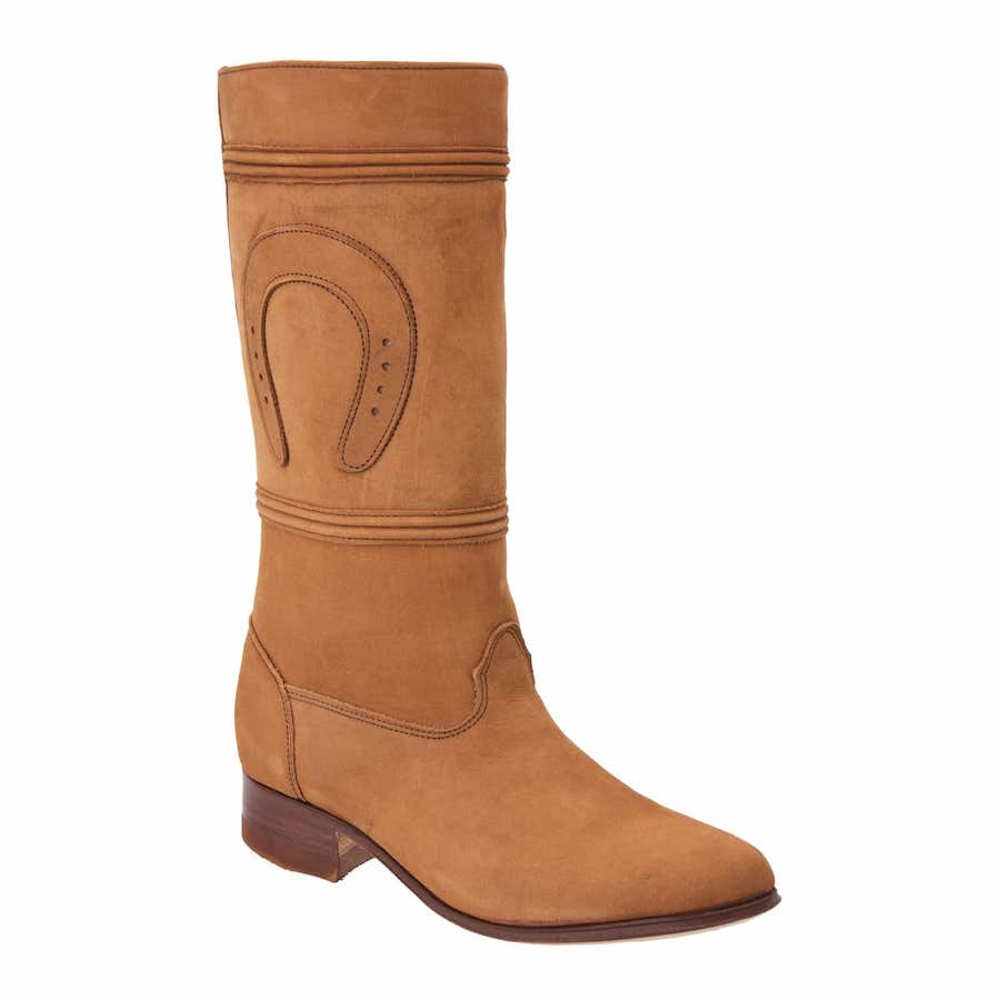 LB- Bota de Escaramuza Tabaco Nubuck Tabaco Gamuza
