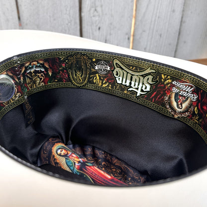 Sombrero Vaquero 5000X Chaparral con Funda de Virgen de Guadalupe (4)
