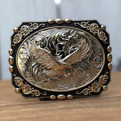 Hebilla Vaquera "Aguila Dorada" - Hebillas Vaqueras para Hombre