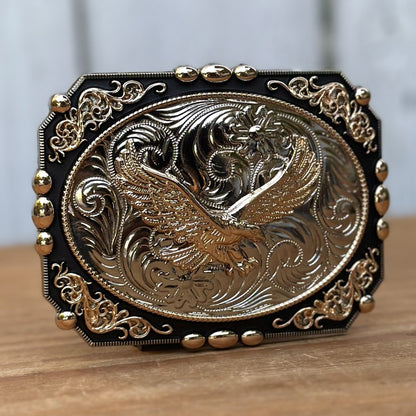 Hebilla Vaquera "Aguila Dorada" - Hebillas Vaqueras para Hombre (2)