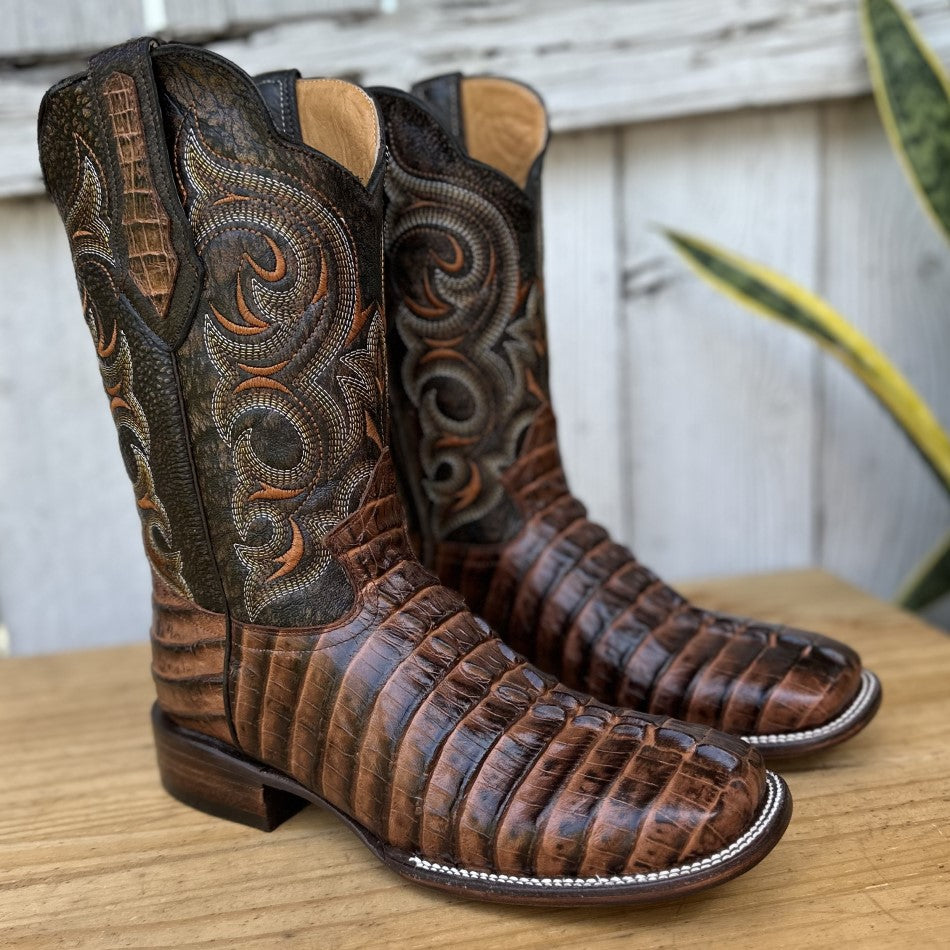 Python Cowboy Boots For Men Black Python Cowboy Boots | Los Altos