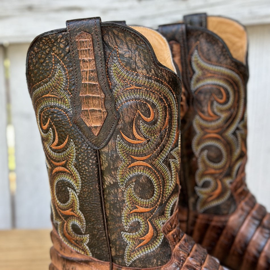 RC-Mamba Miel Python Cowboy Boots for Men Cowboy Boots