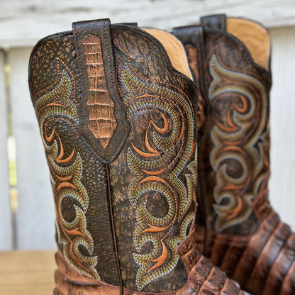 BS-Crocodile Print Shedron - Exotic Western Boots for Men
