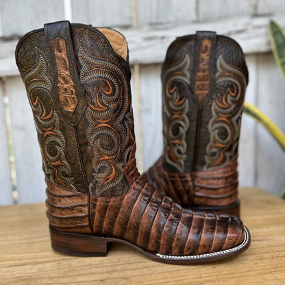BS-Crocodile Print Shedron - Exotic Western Boots for Men