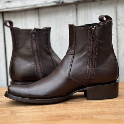 Botin Vaquero Café Horma Dubai con Cierre para Hombre | BS-Vincent (2)