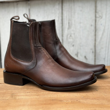 Botin Vaquero Miel Horma Dubai con Cierre para Hombre | BS-Vincent
