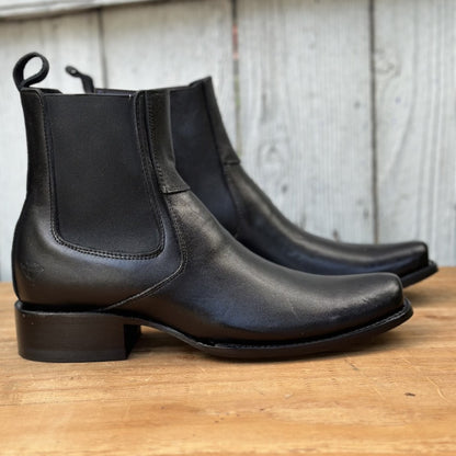 Botin Vaquero Negro Horma Dubai con Cierre para Hombre | BS-Vincent (4)