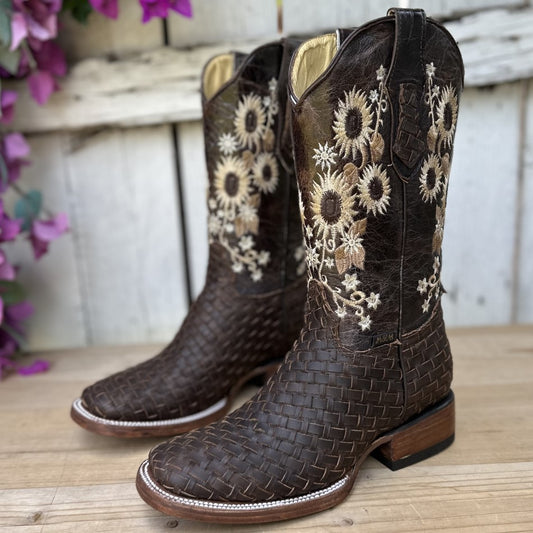 DA-2403 Brown Petatillo - Western Boots for Women