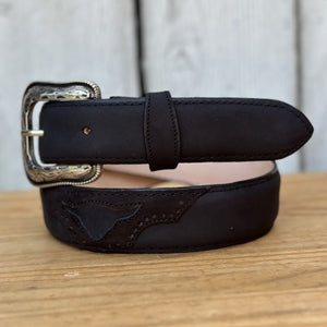 Cinturon Cuello de Toro Negro - Cinturones Vaqueros de Cuello de Toro –  Bota Exotica Western Wear - Amor Sales Store