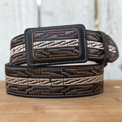 Cinturón Vaquero "Silvestre" - Cinturones Vaqueros para Hombre - Cinturones Vaqueros Mexicanos