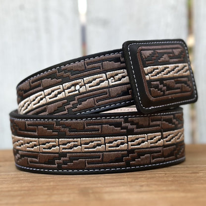 Cinturón Vaquero "Silvestre" - Cinturones Vaqueros para Hombre - Cinturones Vaqueros Mexicanos (3)