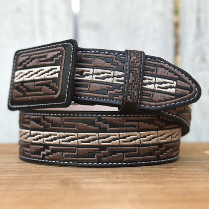 Cinturón Vaquero "Silvestre" - Cinturones Vaqueros para Hombre - Cinturones Vaqueros Mexicanos (5)