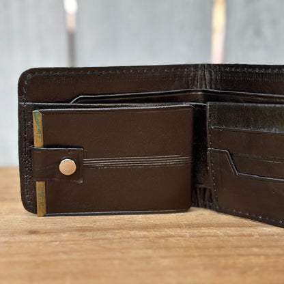 Cartera Vaquera Negra con Caballo Bordado - Carteras Vaqueras Mexicanas de Piel (5)