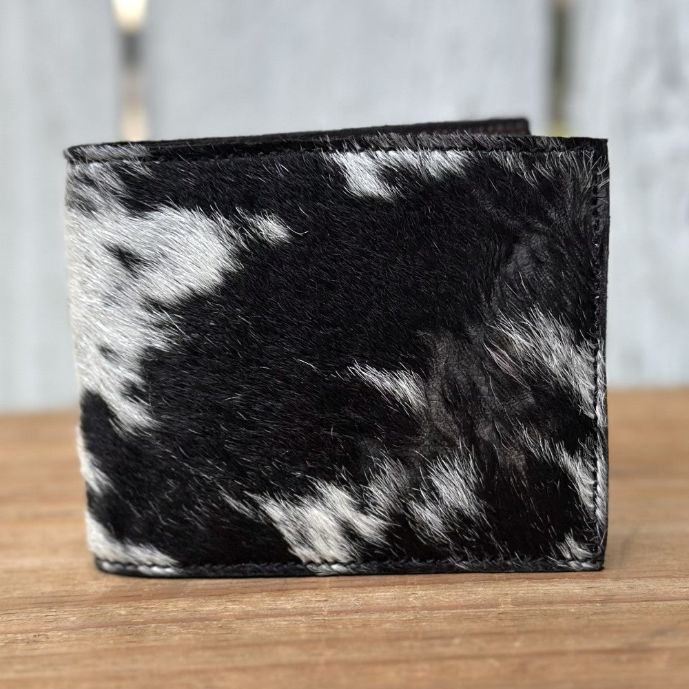 Cartera Vaquera de Pelo de Res para Hombre | Hecha en Mexico