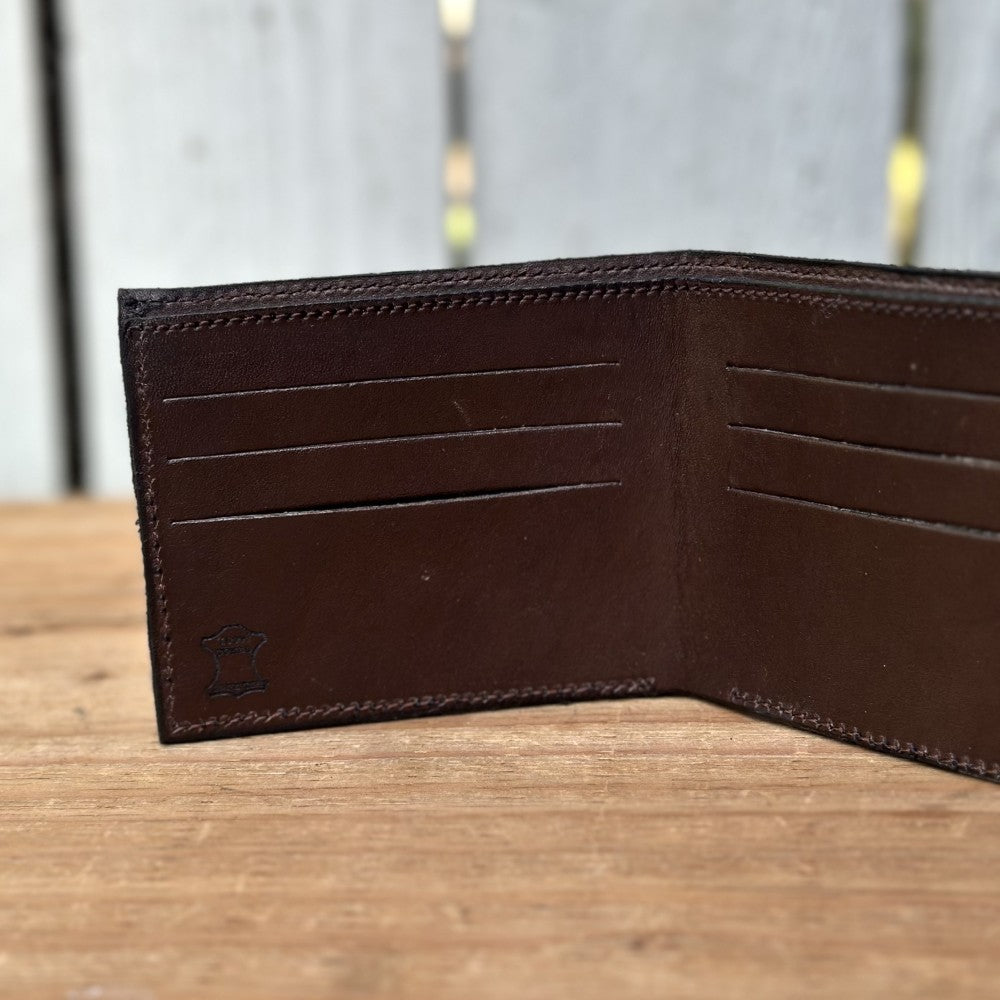 Cartera Vaquera de Pelo de Res para Hombre | Con Bolsillos (1)
