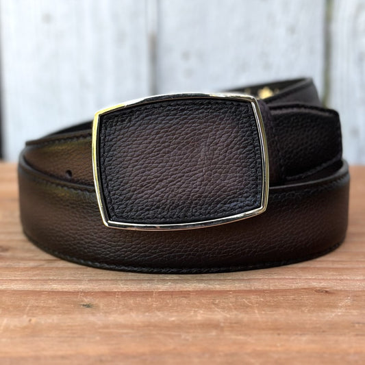 Cinturón Vaquero "Bravo" Café - Cinturones Vaqueros para Hombre 