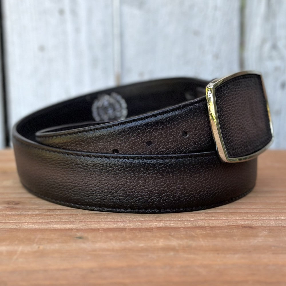 Cinturón Vaquero "Bravo" Café - Cinturones Vaqueros para Hombre (5)