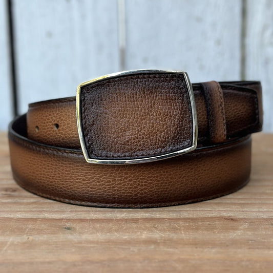 Cinturón Vaquero "Bravo" Miel - Cinturones Vaqueros para Hombre