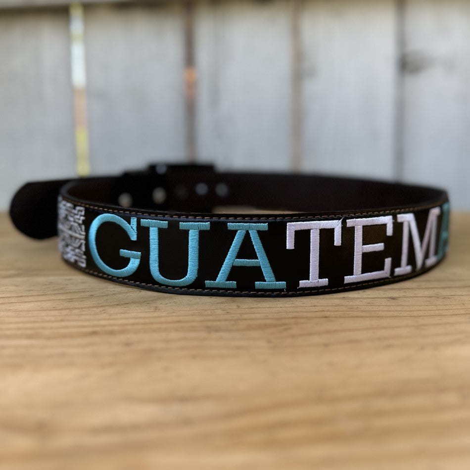 Cinturon de Guatemala Personalizado - Cinturon con Guatemala Bordado - Cinturones Personalizados (4)
