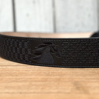 Cinturón Vaquero "Caballo" Negro de 2" - Cinturones Vaqueros para Hombre (7)
