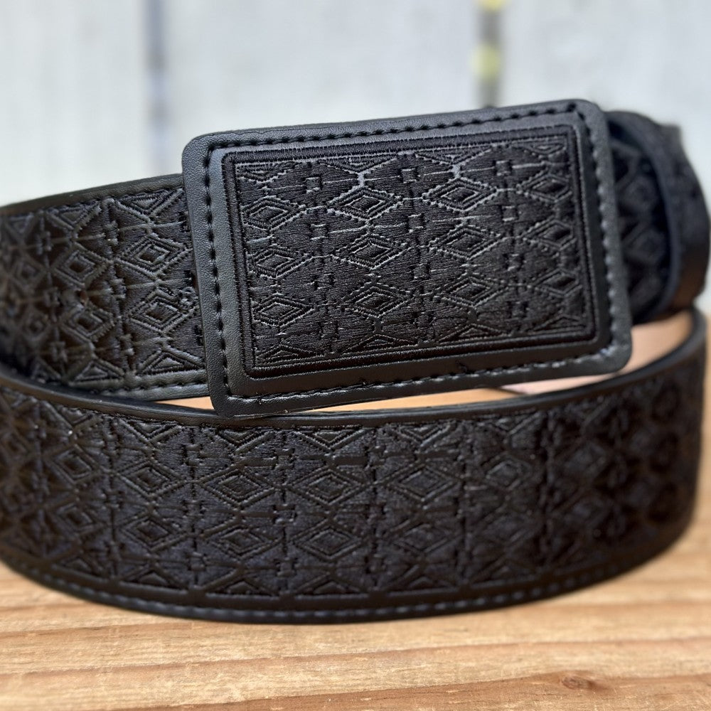 Cinturón Vaquero Negro  "Galante" - Cinturones Vaqueros para Hombre (4)