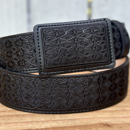 Cinturón Vaquero Negro  "Galante" - Cinturones Vaqueros para Hombre (4)