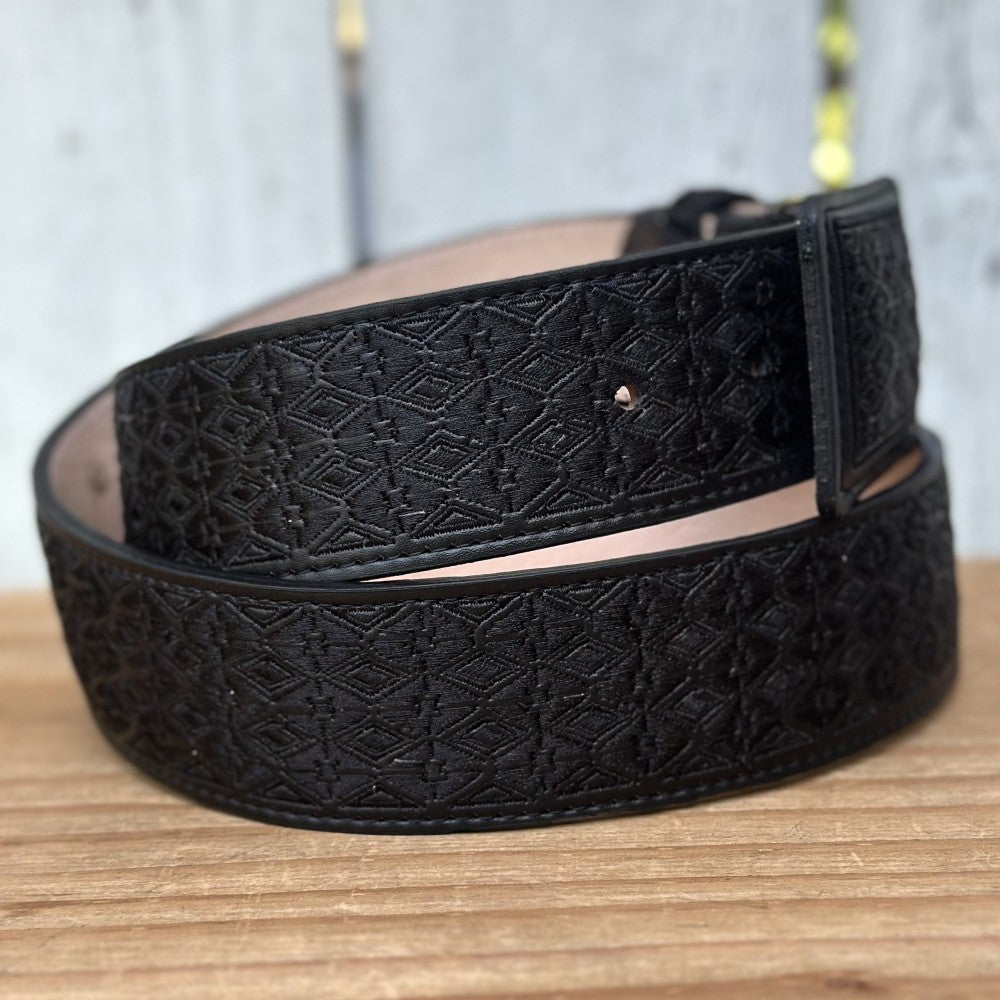 Cinturón Vaquero Negro  "Galante" - Cinturones Vaqueros para Hombre (2)