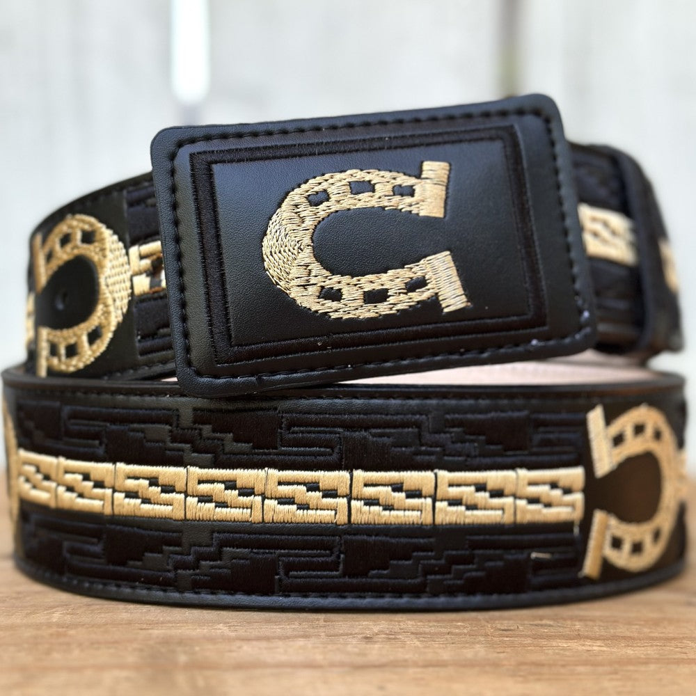 Cinturón Vaquero "Herradura de Oro" - Cinturones Vaqueros para Hombre - Cinturones Vaqueros Mexicanos (6)