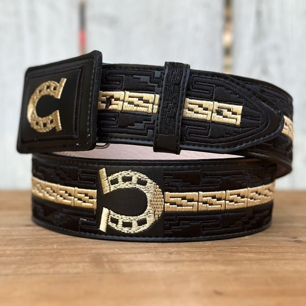 Cinturón Vaquero "Herradura de Oro" - Cinturones Vaqueros para Hombre - Cinturones Vaqueros Mexicanos (2)