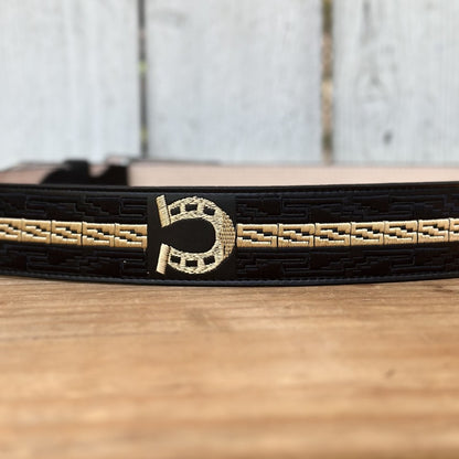 Cinturón Vaquero "Herradura de Oro" - Cinturones Vaqueros para Hombre - Cinturones Vaqueros Mexicanos (5)