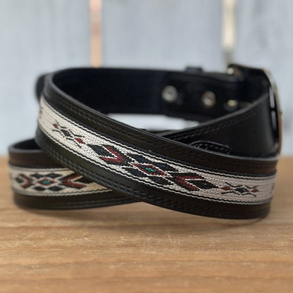 Cinturón Vaquero "Navajo" Negro - Cinturones Vaqueros para Hombre (4)
