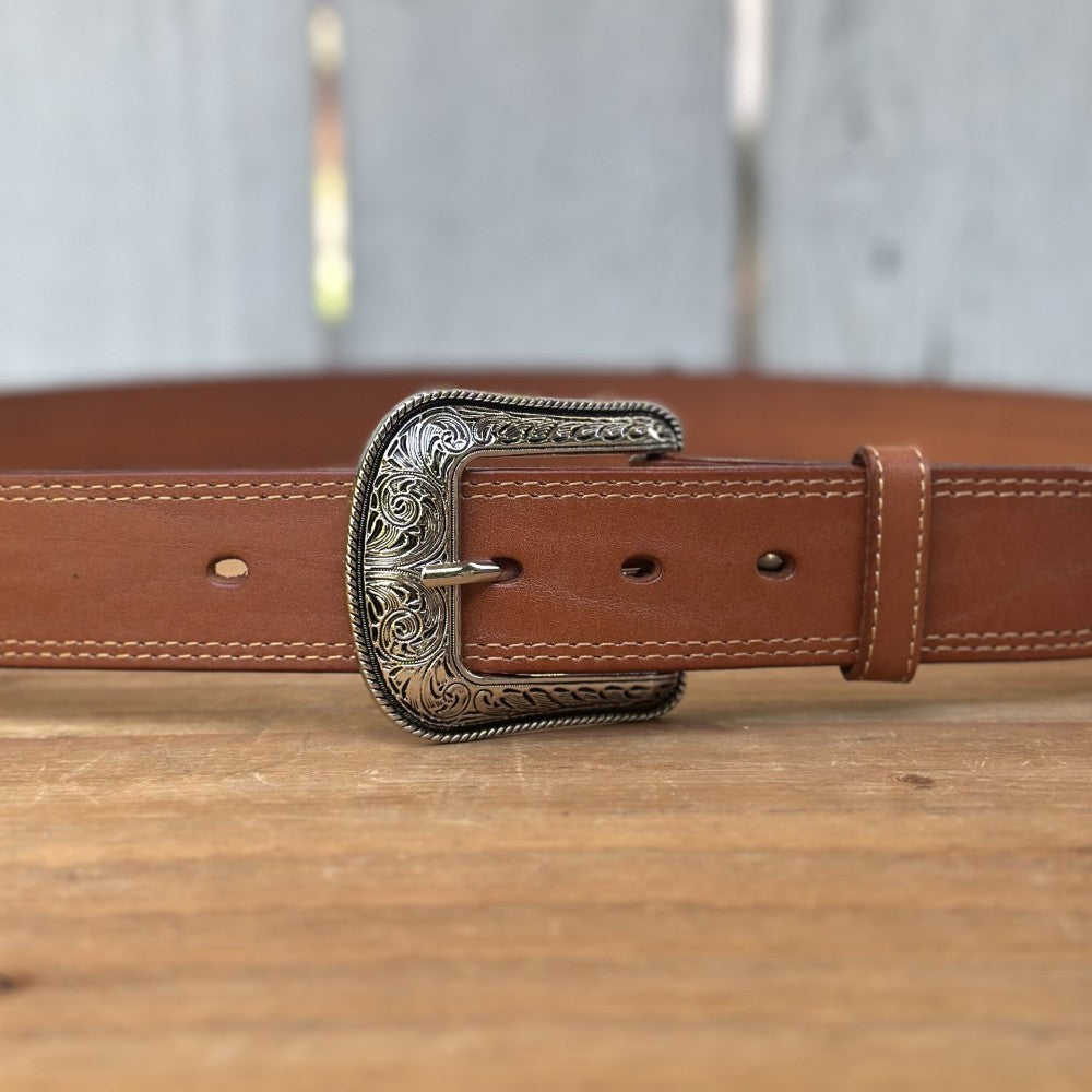 Cinturón Vaquero "Navajo" Tan - Cinturones Vaqueros para Hombre (4)