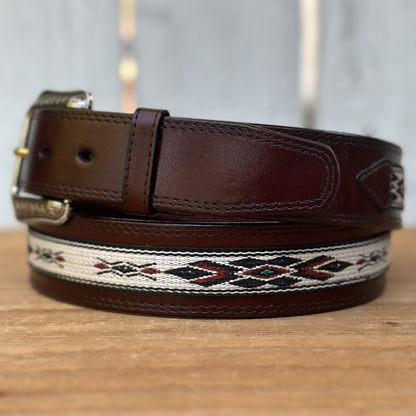 Brown "Navajo" Belt - Western Belts for Men