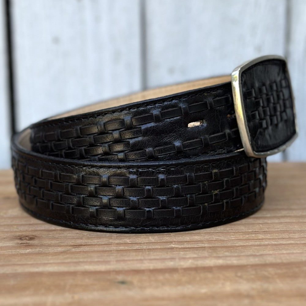 Cinturón de Petatillo Negro - Cinturones Vaqueros para Hombre (6)