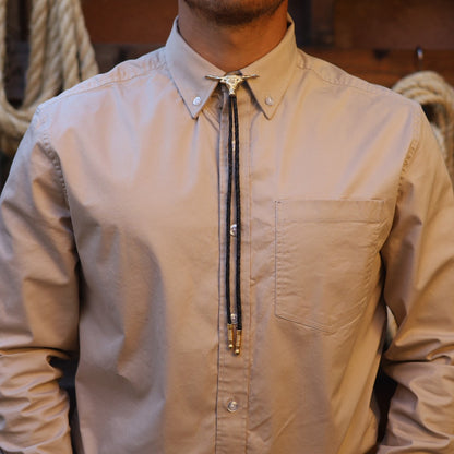 Corbatin con Cabeza de Toro Dorado - Corbatines Vaqueros para Hombre (5)