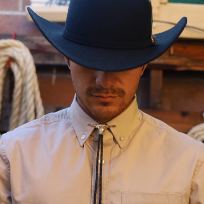 Corbatin con Cabeza de Toro Dorado - Corbatines Vaqueros para Hombre (3)