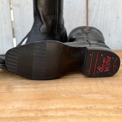 DA-Fresno Mantarraya Imitación Negro - Botas Vaqueras Exoticas para Hombre (4)